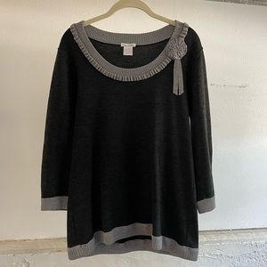 Oscar De La Renta Bow Sweater